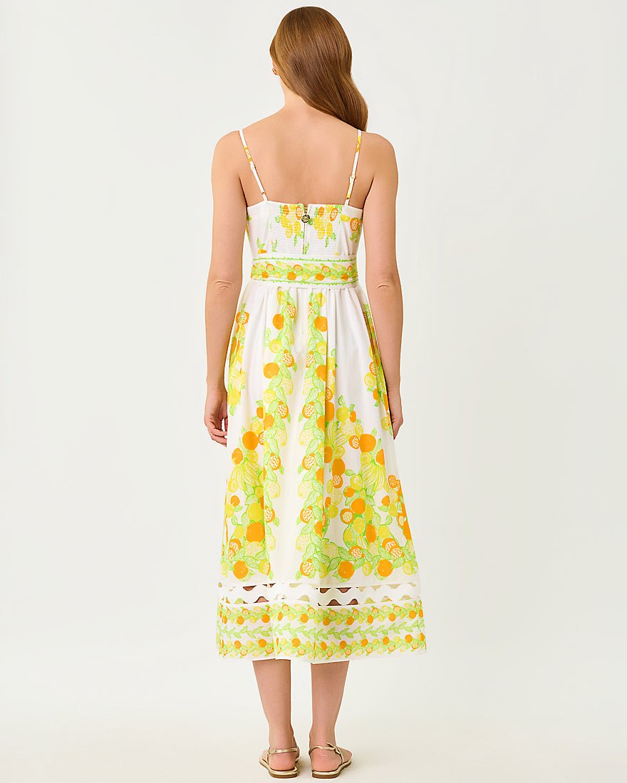 Lilly Pulitzer - Katina Midi Dress - Resort White Zesty