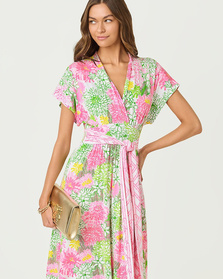 Lilly Pulitzer - Keenan Maxi Dress - Resort White Mum Patch