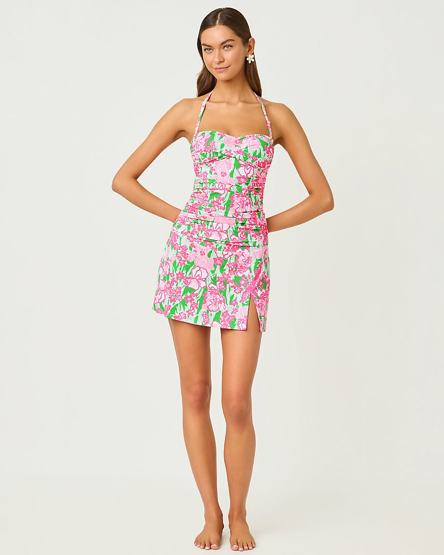 Lilly Pulitzer - Kellyann Skirted Bikini Bottom - Putting Green Hannah