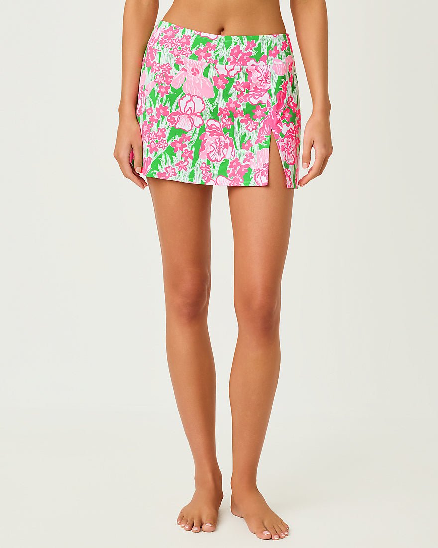 Lilly Pulitzer - Kellyann Skirted Bikini Bottom - Putting Green Hannah