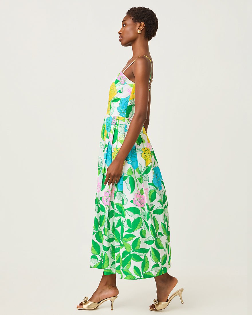Lilly Pulitzer - Kenni Midi Dress - Multi Rose Bud