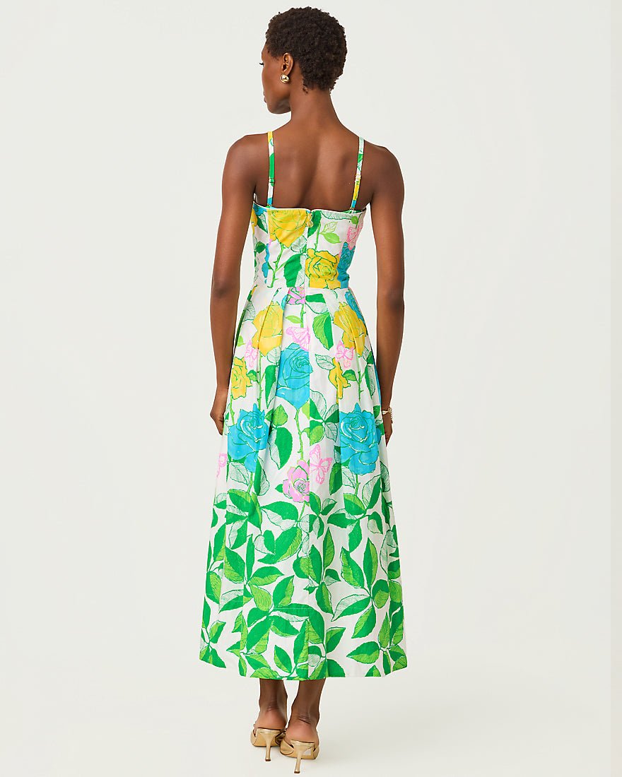 Lilly Pulitzer - Kenni Midi Dress - Multi Rose Bud