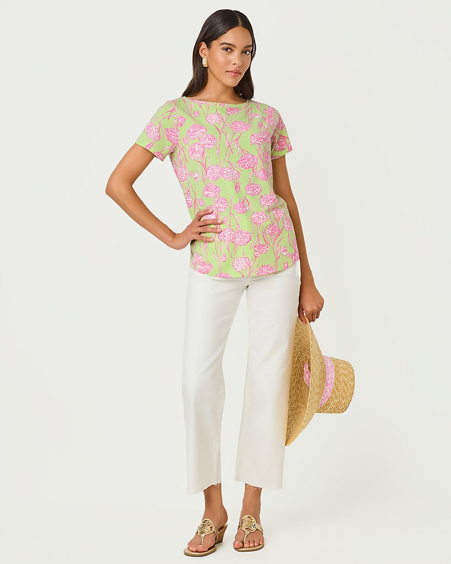 Lilly Pulitzer - Key West Top - Pistachio Macaron Alina