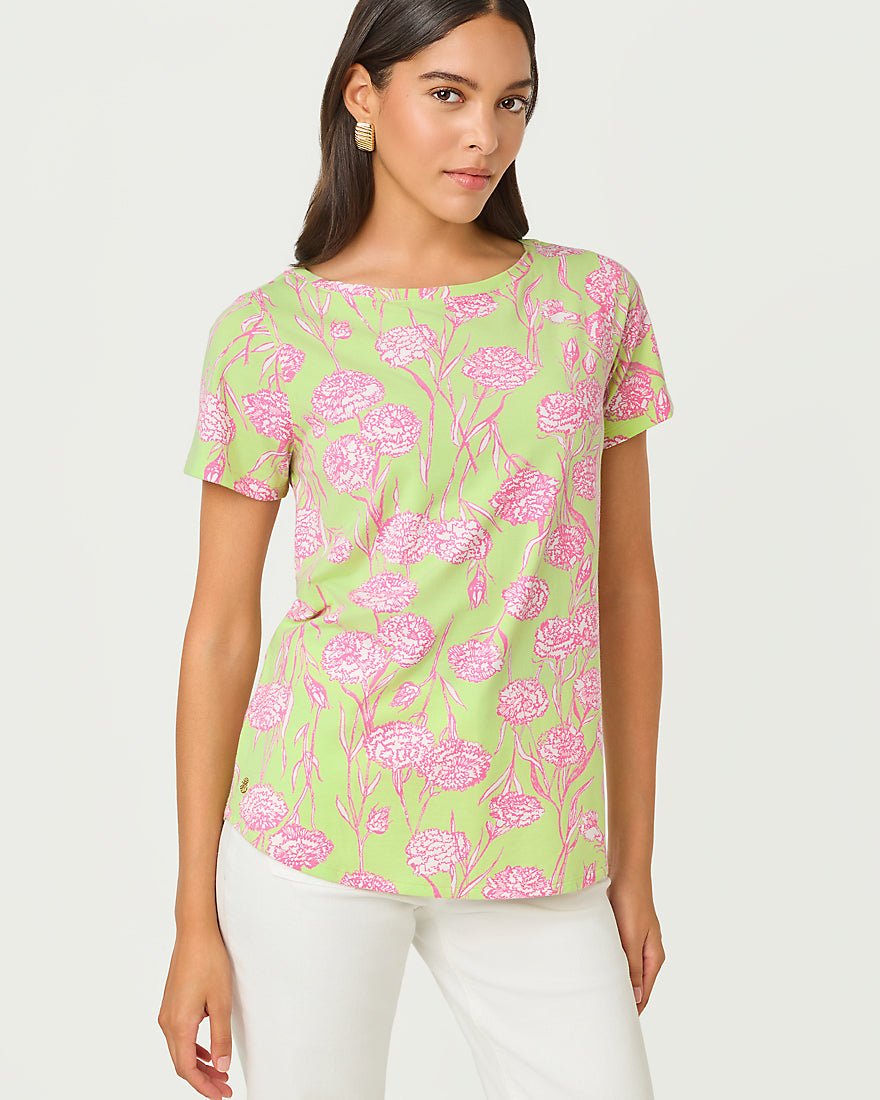 Lilly Pulitzer - Key West Top - Pistachio Macaron Alina