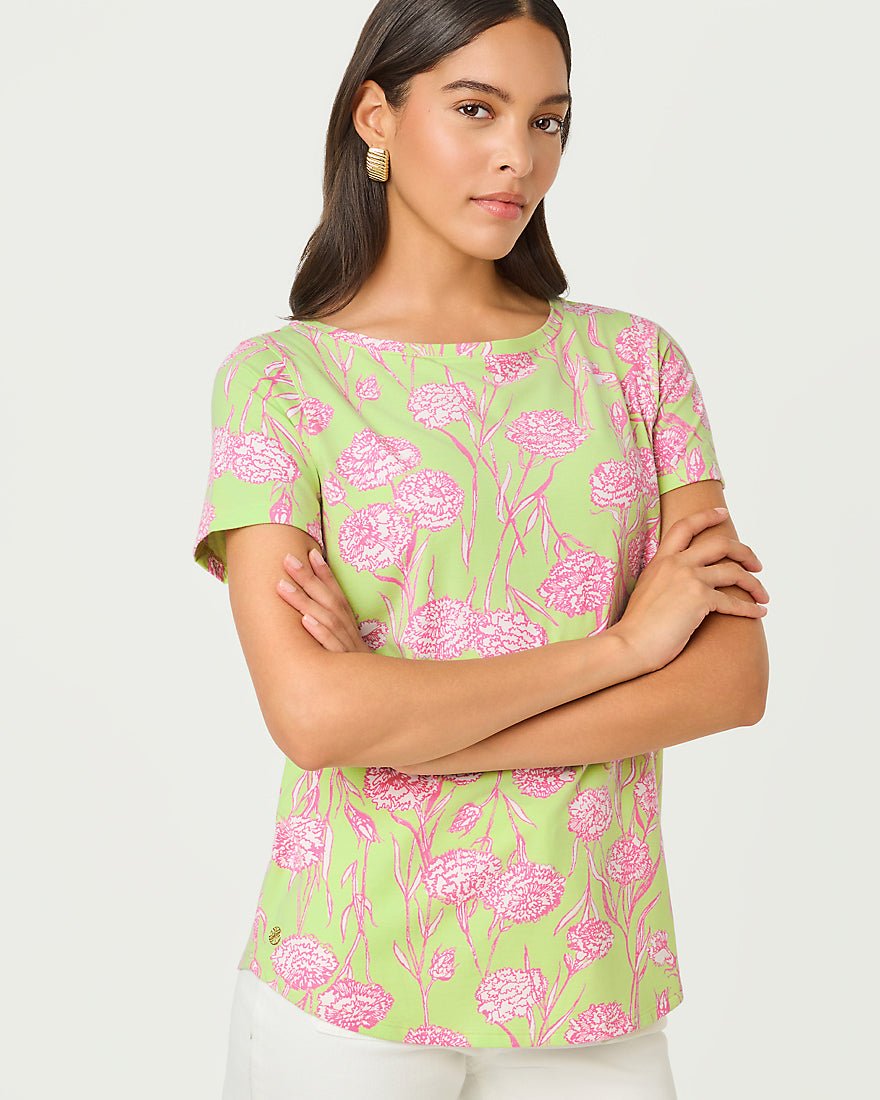 Lilly Pulitzer - Key West Top - Pistachio Macaron Alina