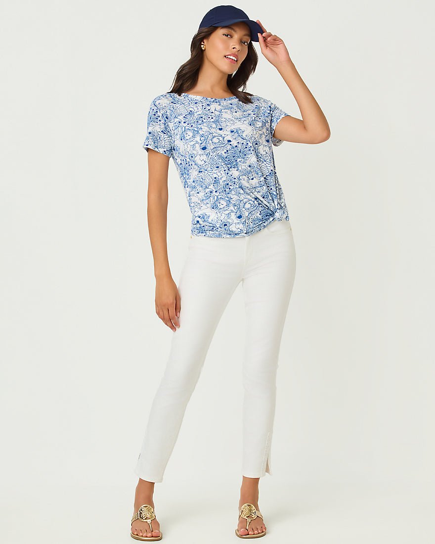 Lilly Pulitzer - Key West Top - Starlight Navy Zoology