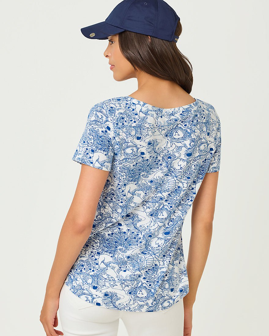 Lilly Pulitzer - Key West Top - Starlight Navy Zoology