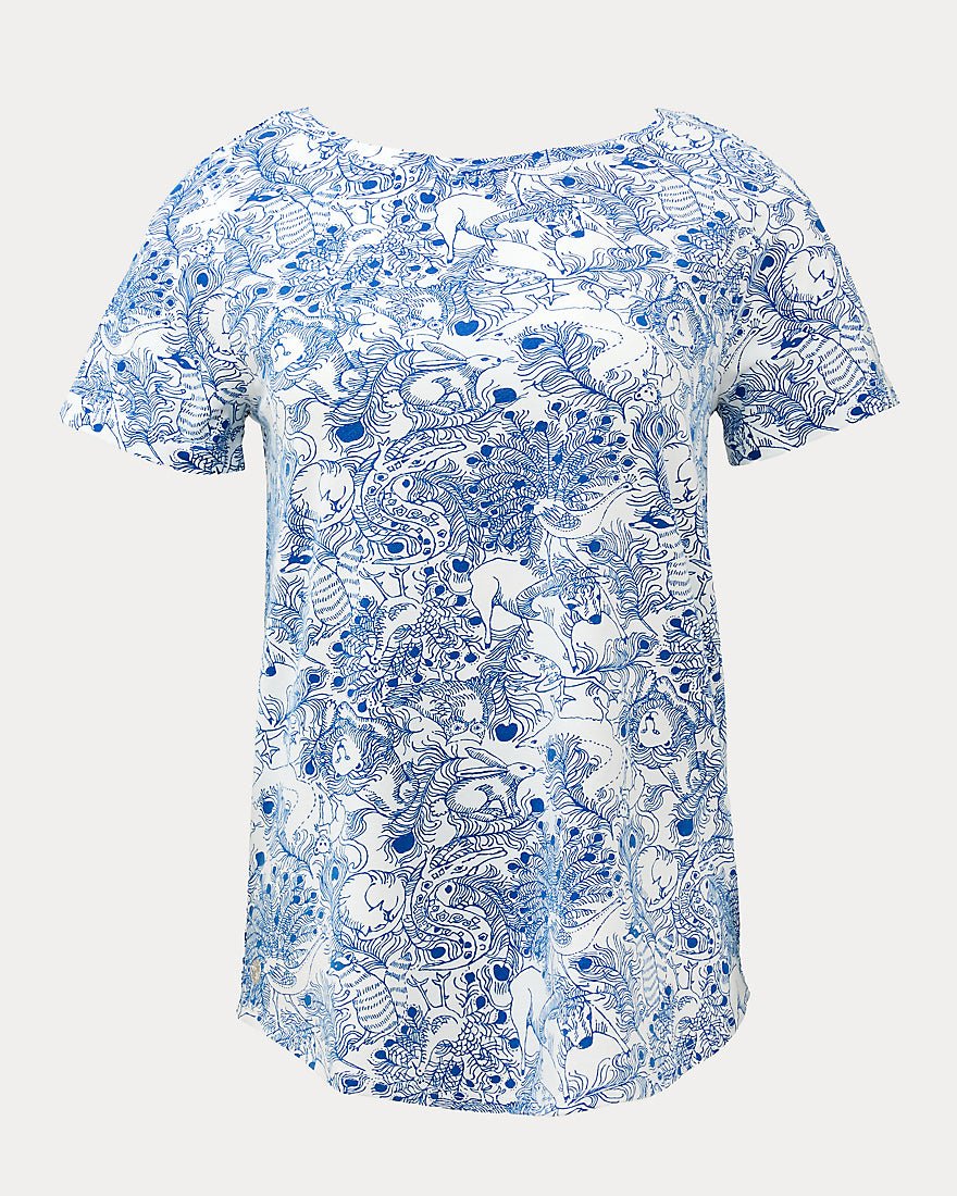 Lilly Pulitzer - Key West Top - Starlight Navy Zoology