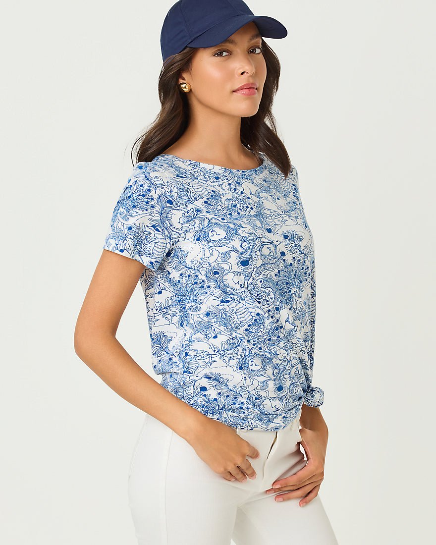 Lilly Pulitzer - Key West Top - Starlight Navy Zoology