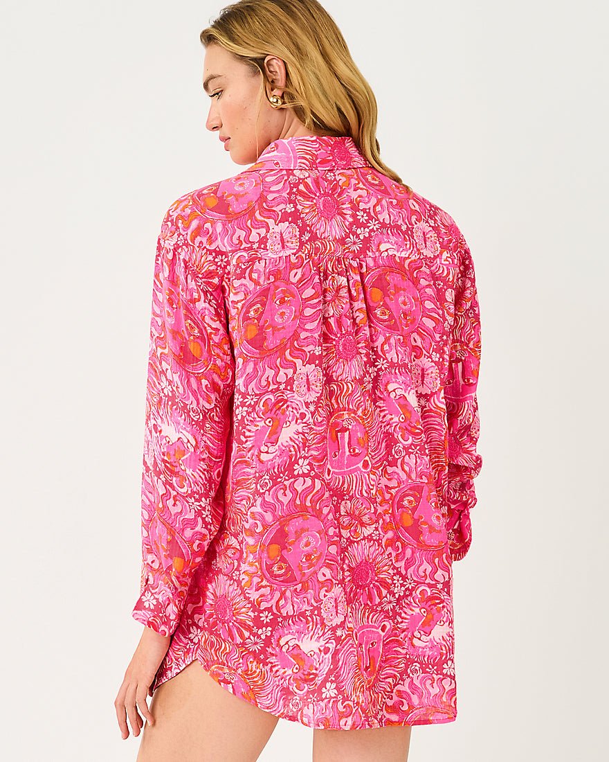 Lilly Pulitzer - Kwitney Long Sleeve Cover Up - Paradise Punch Jims Stuff