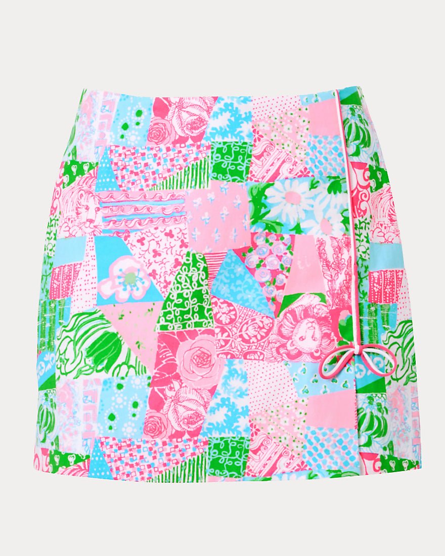 Lilly Pulitzer - La Costa Mini Skort - Multi Crazy Quilt