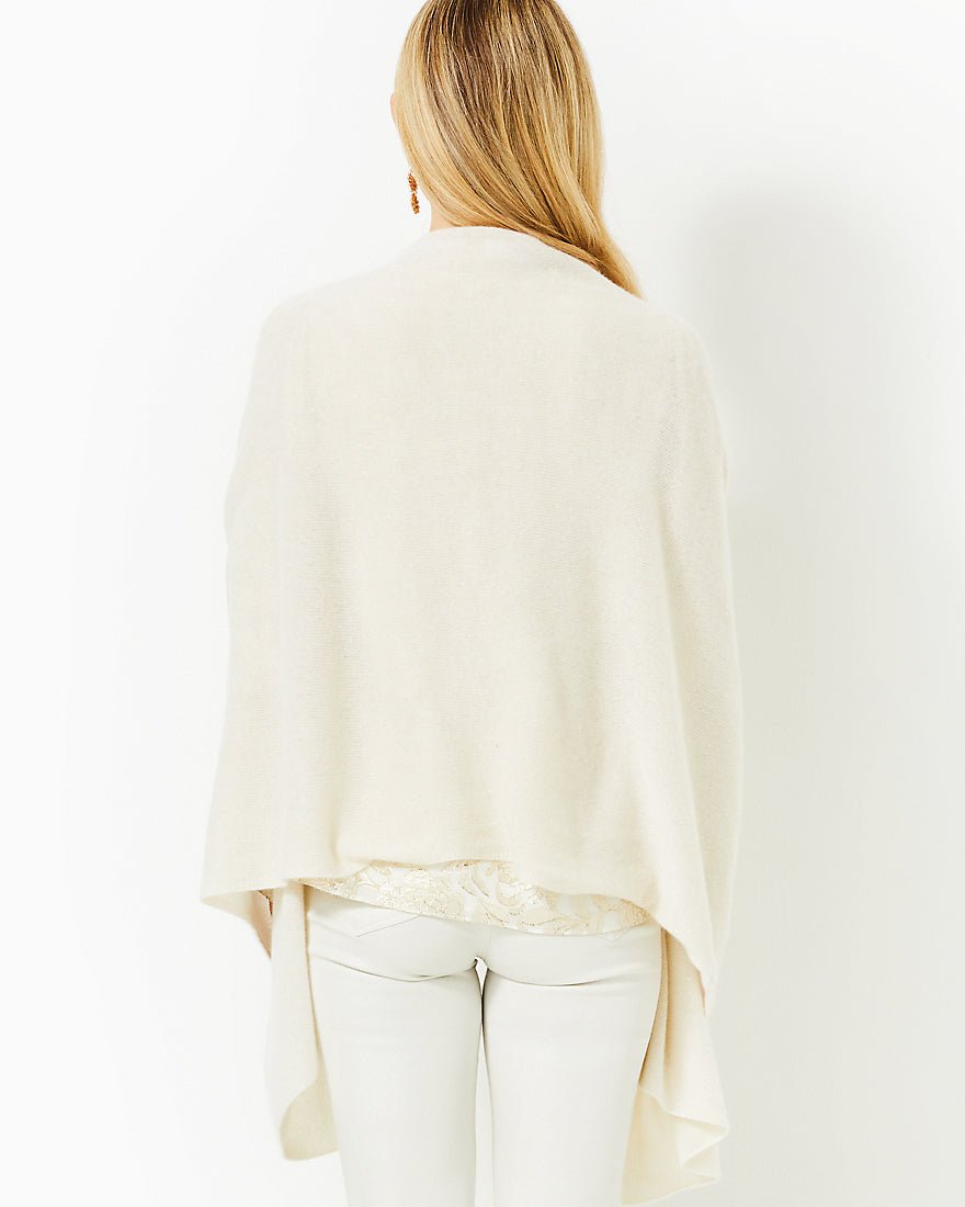 Lanelle Cashmere Wrap - Coconut Metallic - 2