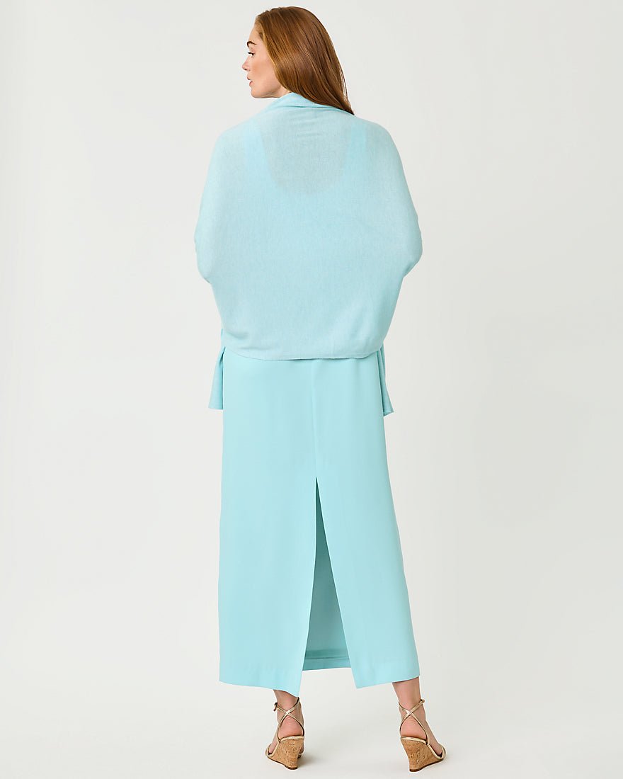 Lilly Pulitzer - Lanelle Wrap - Heathered Day Dream Blue