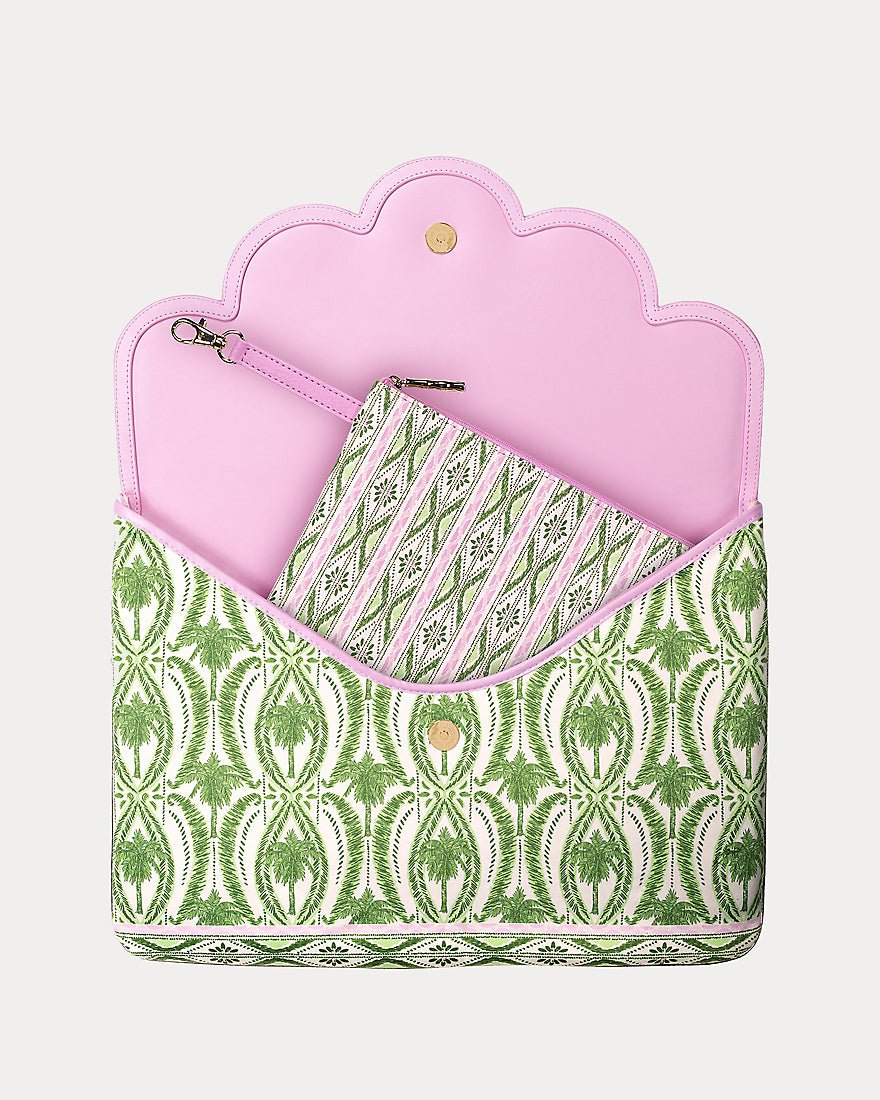 Lilly Pulitzer - Laptop Sleeve - Coconut Textured Palm Stripe