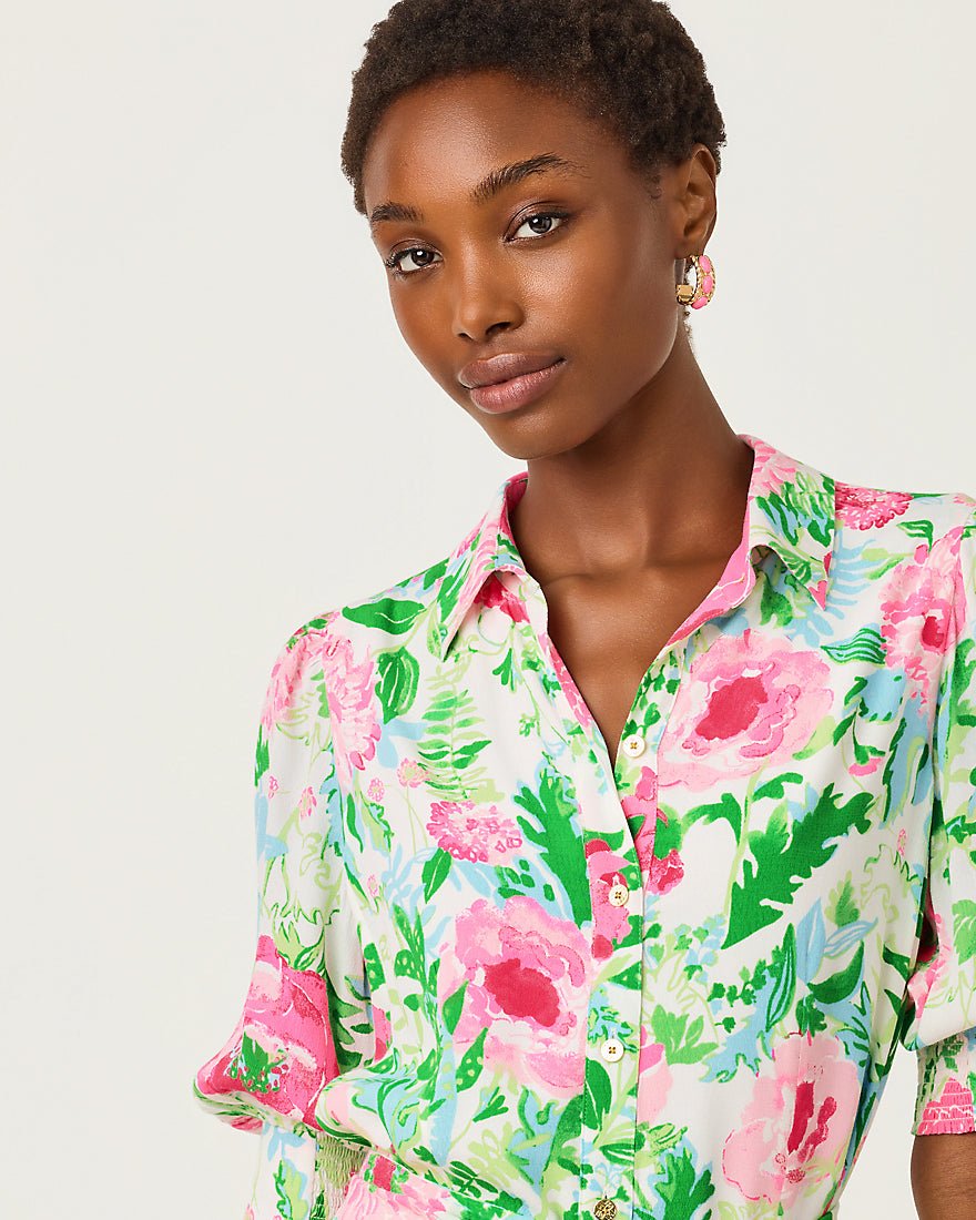 Lilly Pulitzer - Larkyn Shirtdress - Multi Poppy Party