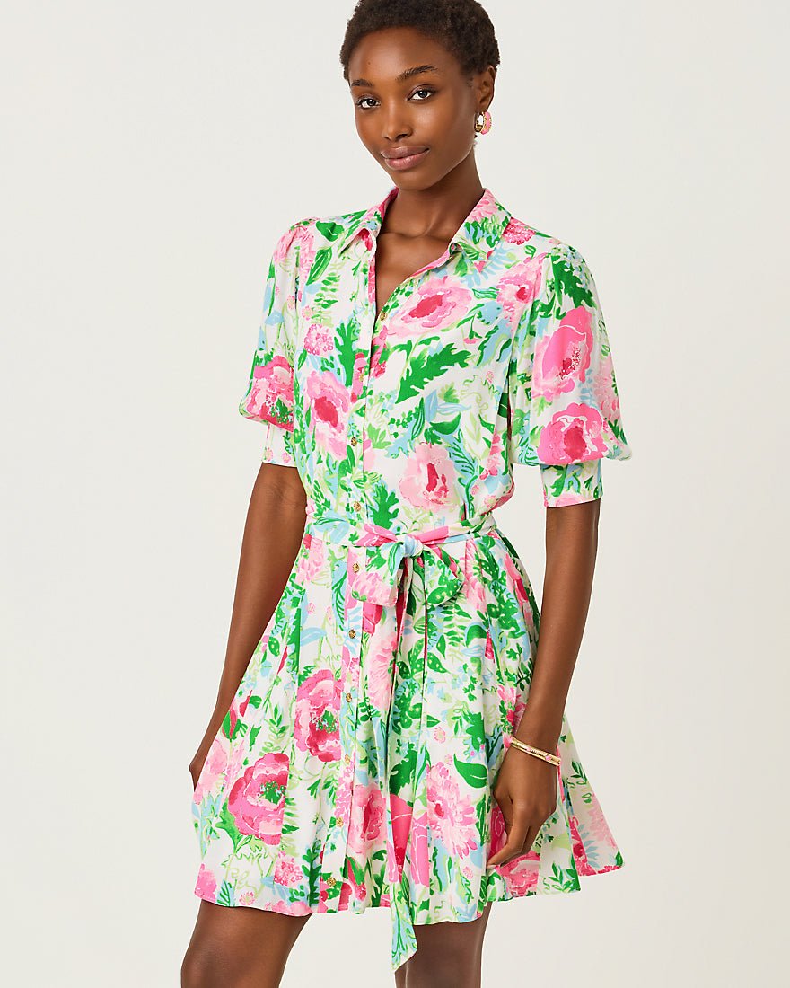 Lilly Pulitzer - Larkyn Shirtdress - Multi Poppy Party