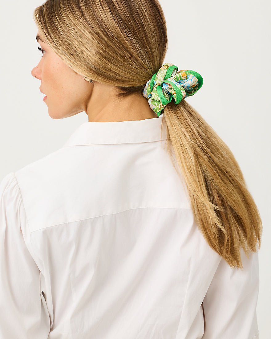 Lilly Pulitzer - Layered Ruffle Scrunchie Set - Rutabaga Sympeony
