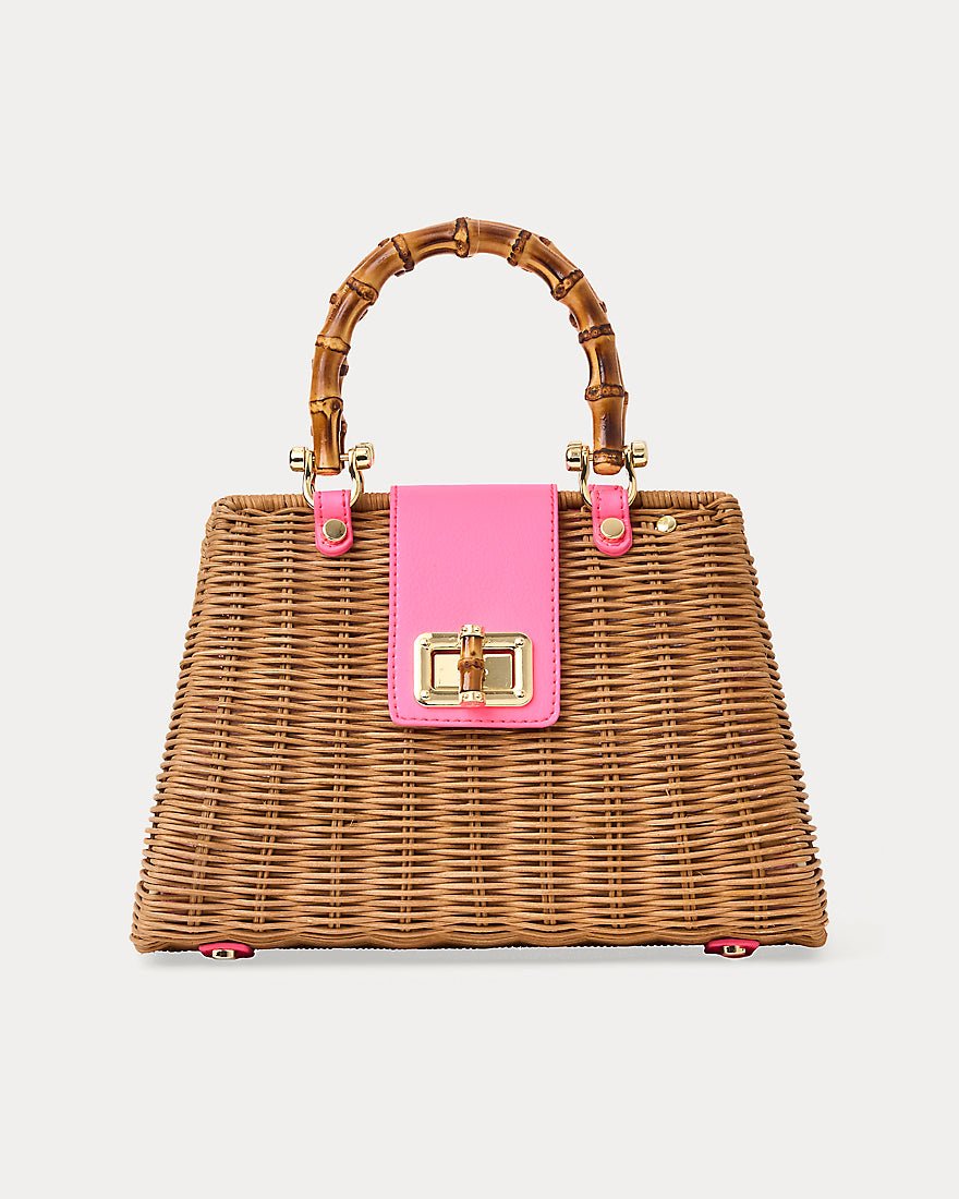 Lilly Pulitzer - Leena Top Handle Bag - Cherry Blossom Pink X Honey