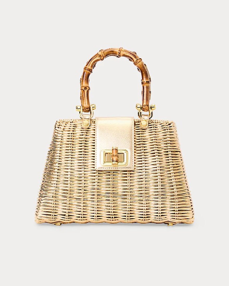 Lilly Pulitzer - Leena Top Handle Bag - Gold Metallic