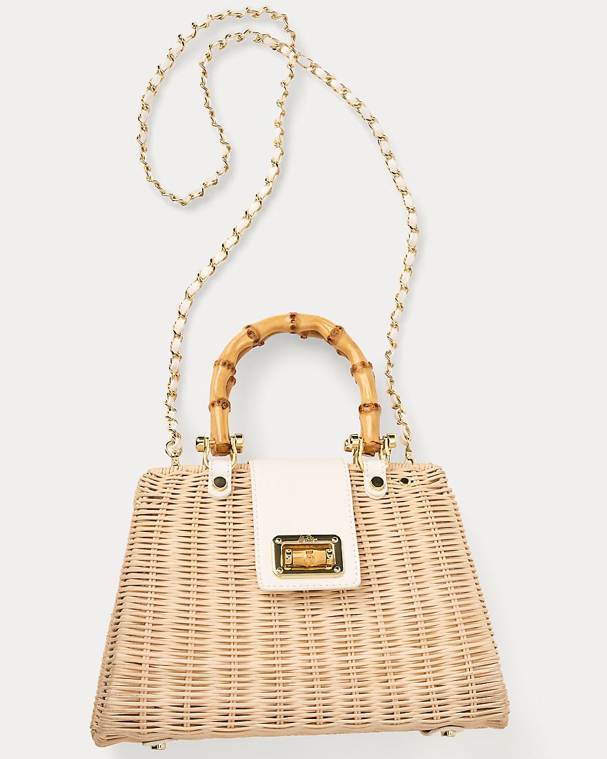 Lilly Pulitzer - Leena Top Handle Bag - Resort White X Natural