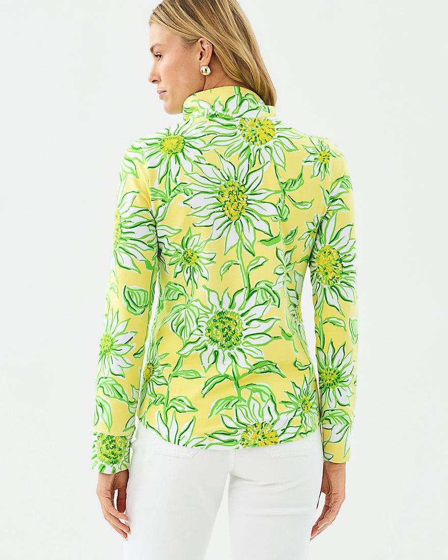 Lilly Pulitzer - Leona Upf 50 Plus Zip Up - Limoncello Sunbelievable