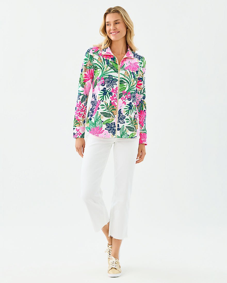 Lilly Pulitzer - Leona Upf 50 Plus Zip Up - Multi Endless Summers