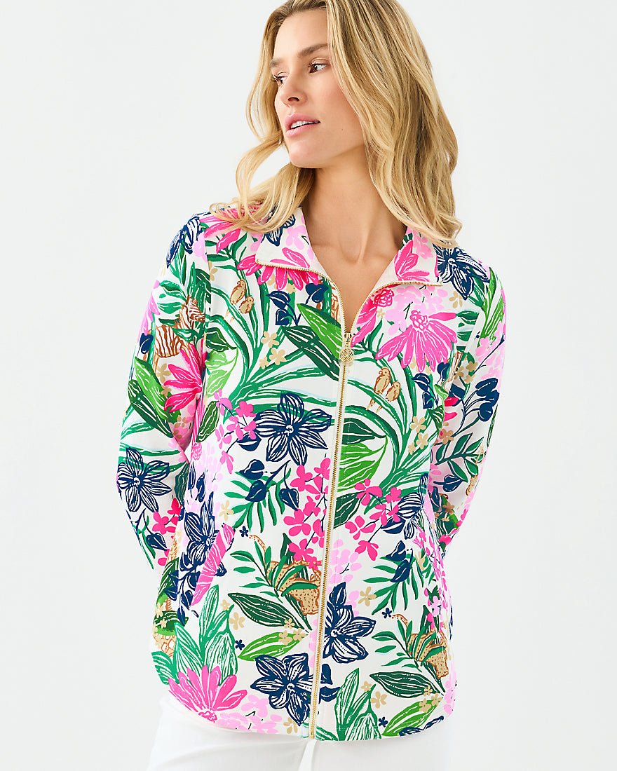 Lilly Pulitzer - Leona Upf 50 Plus Zip Up - Multi Endless Summers