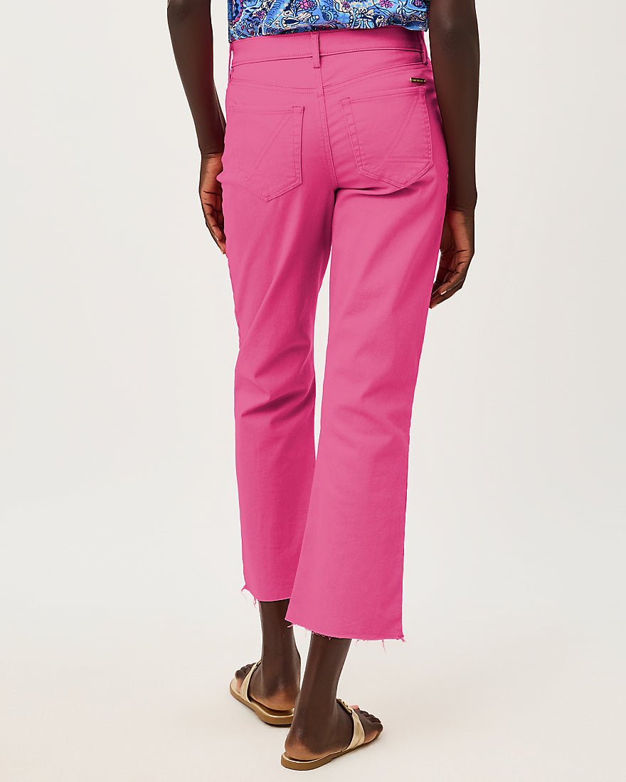 Lilly Pulitzer - Lindessa High Rise Crop Jean - Pink Aster