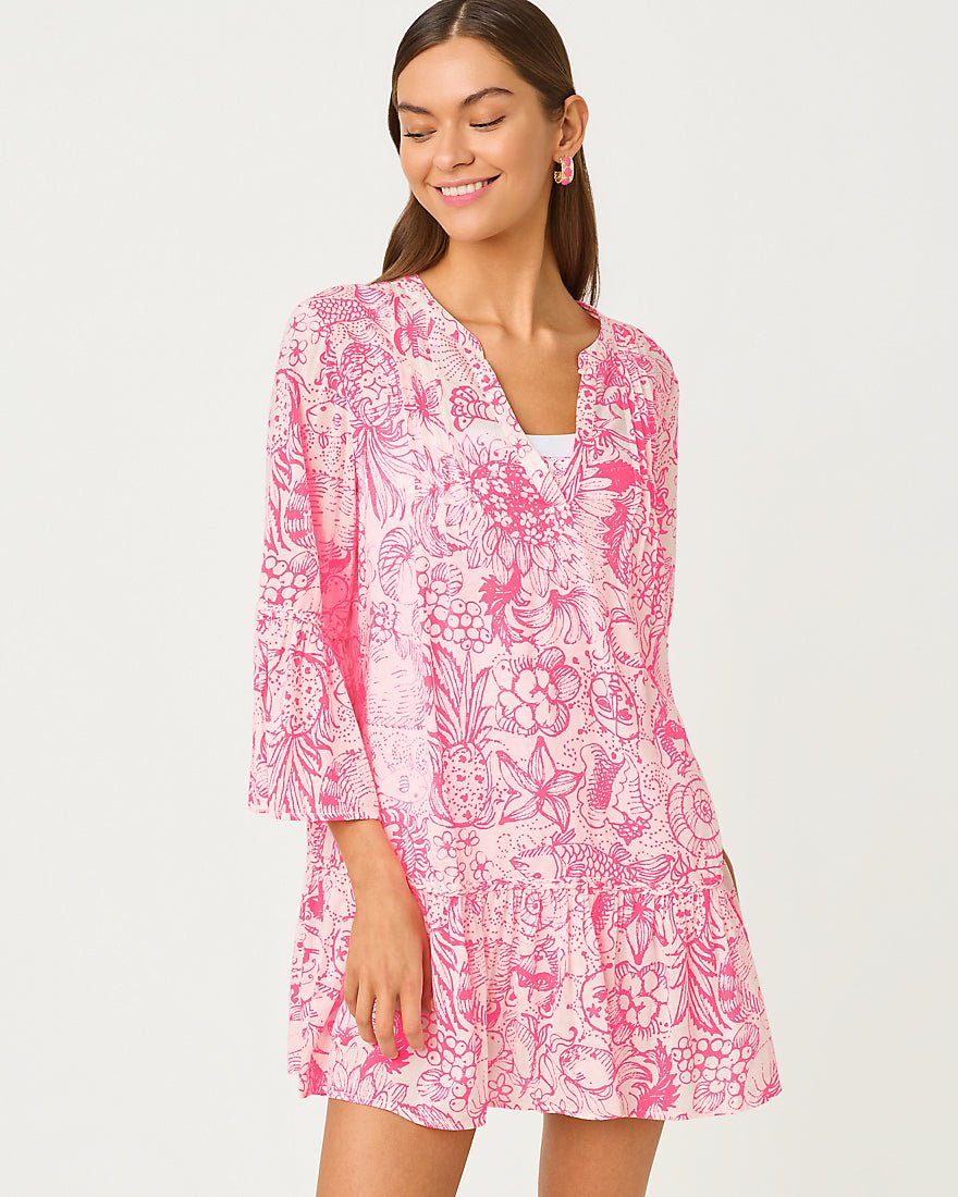Lilly Pulitzer - Livana Coverup - Cherry Blossom Pink Fleur De Lilly