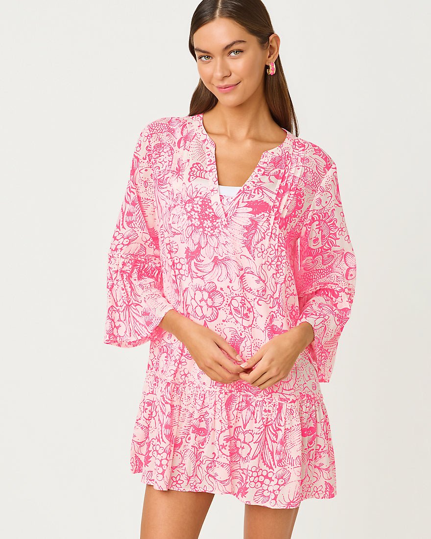 Lilly Pulitzer - Livana Coverup - Cherry Blossom Pink Fleur De Lilly