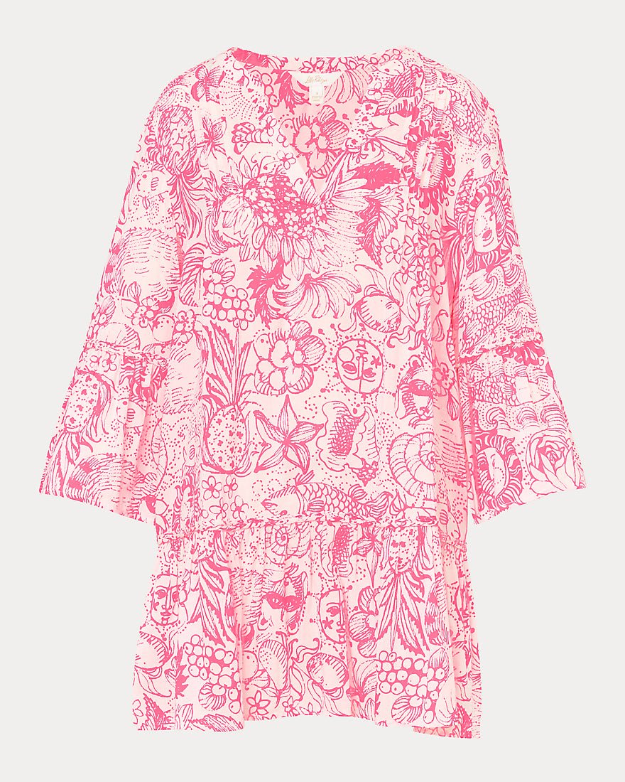 Lilly Pulitzer - Livana Coverup - Cherry Blossom Pink Fleur De Lilly