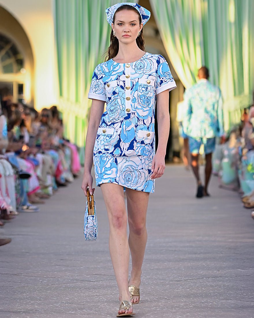 Lilly Pulitzer - Locklyn Shift Dress - Capri Blue Rosanna