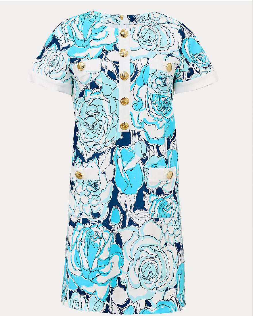 Lilly Pulitzer - Locklyn Shift Dress - Capri Blue Rosanna