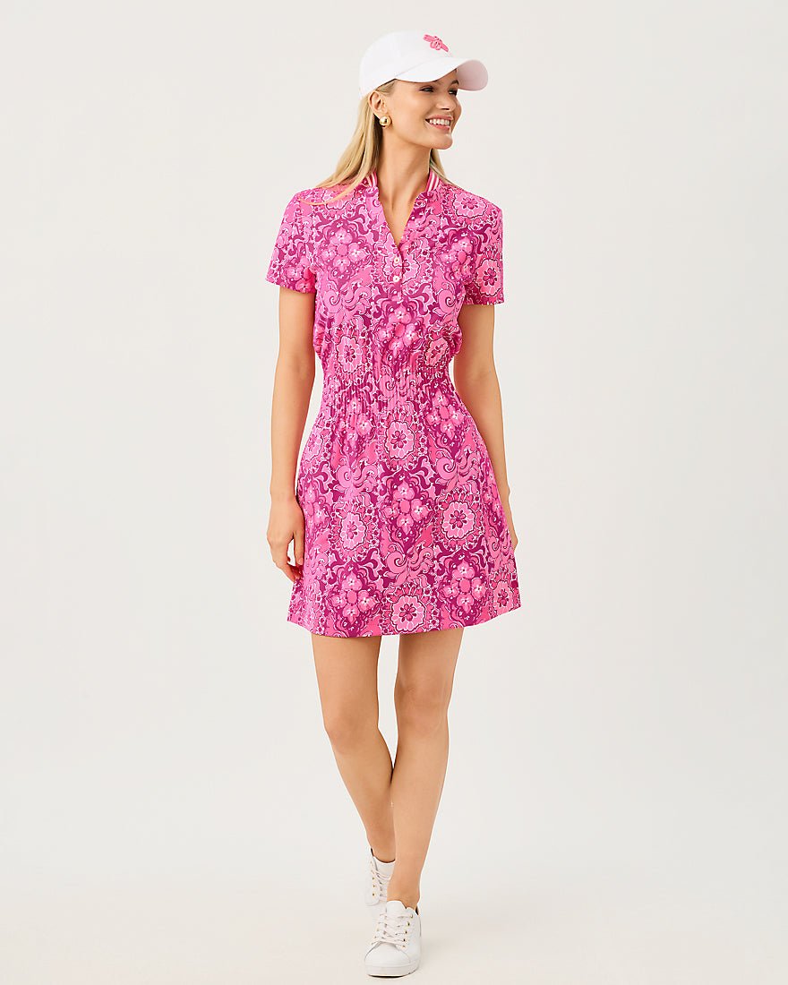Lilly Pulitzer - Love Active Dress Upf 50 Plus - Pink Aster The Casbah Allover