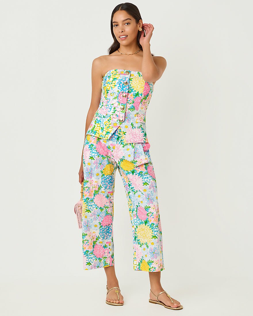 Lilly Pulitzer - Mandalay Crop Pant - Multi Lilly Garden