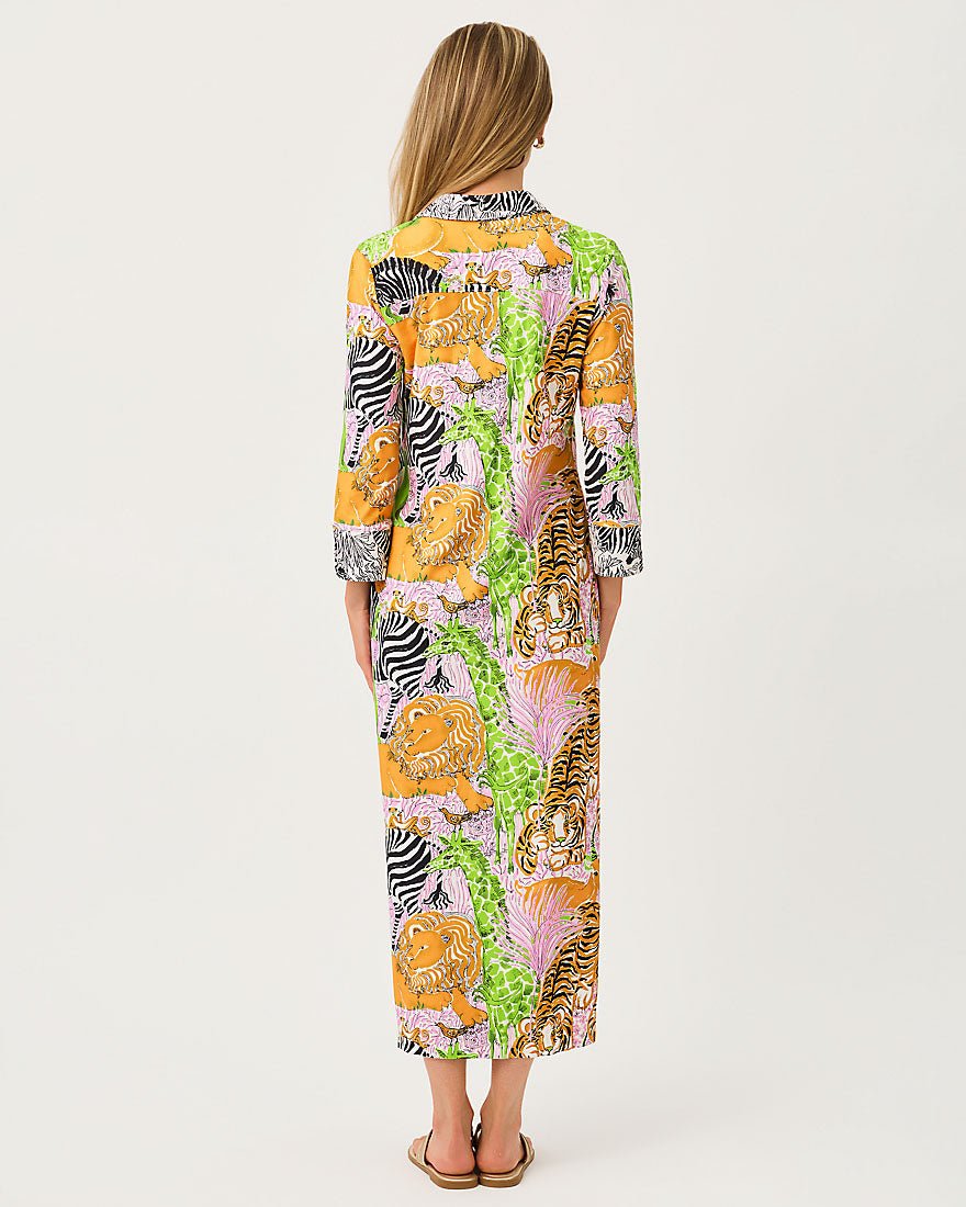 Lilly Pulitzer - Mandi Upf 50 Plus Midi Dress - Multi Lillys Zoo