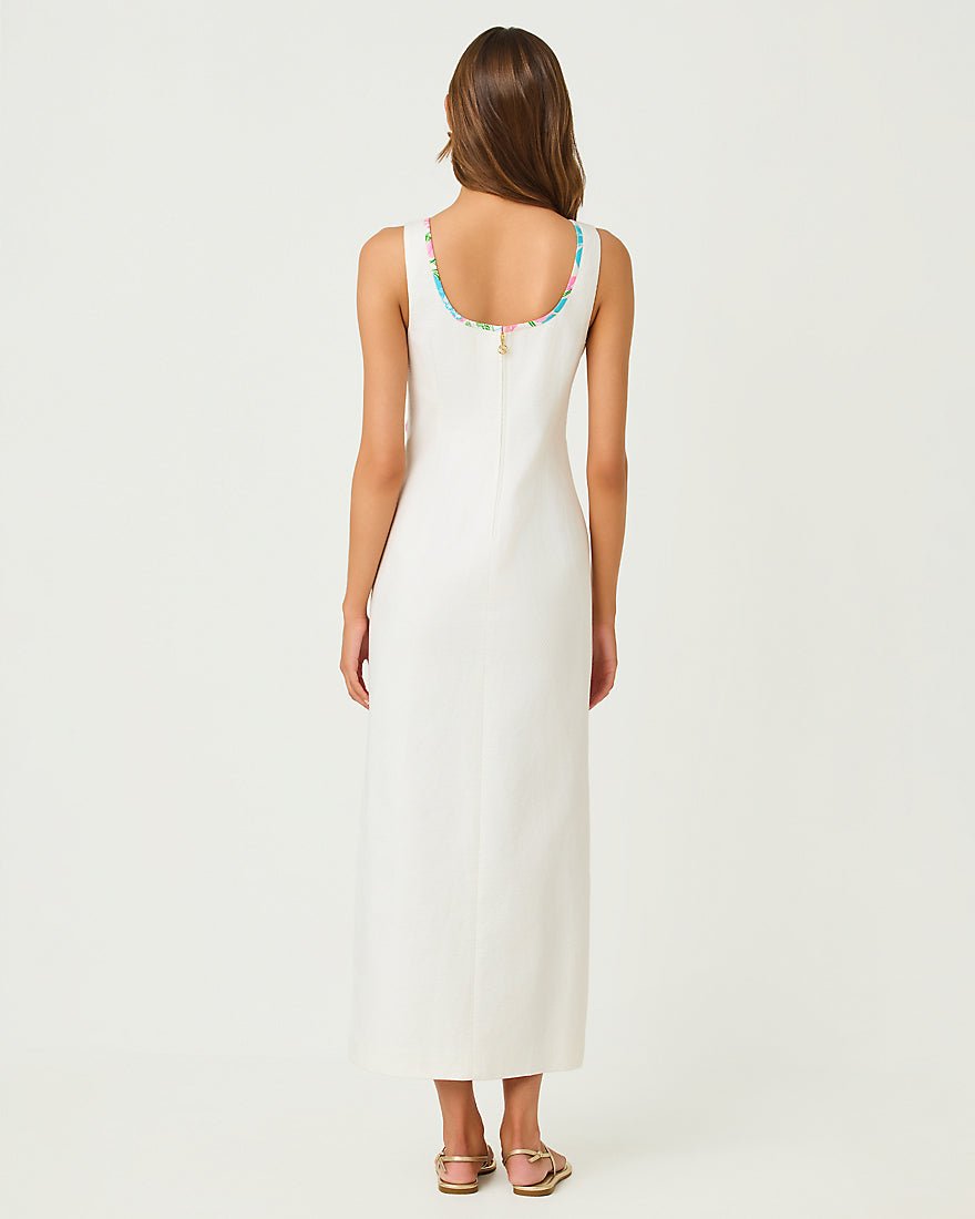 Lilly Pulitzer - Marleigh Stretch Maxi Shift Dress - Resort White