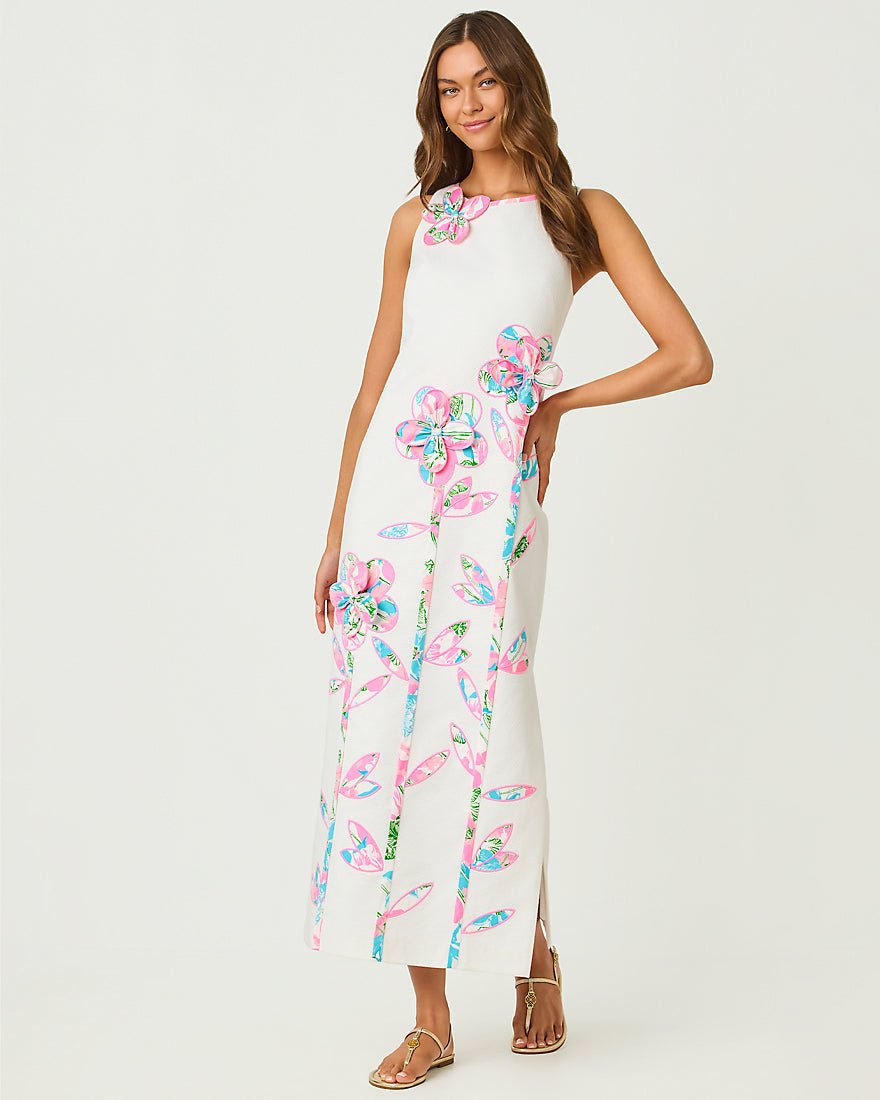 Lilly Pulitzer - Marleigh Stretch Maxi Shift Dress - Resort White