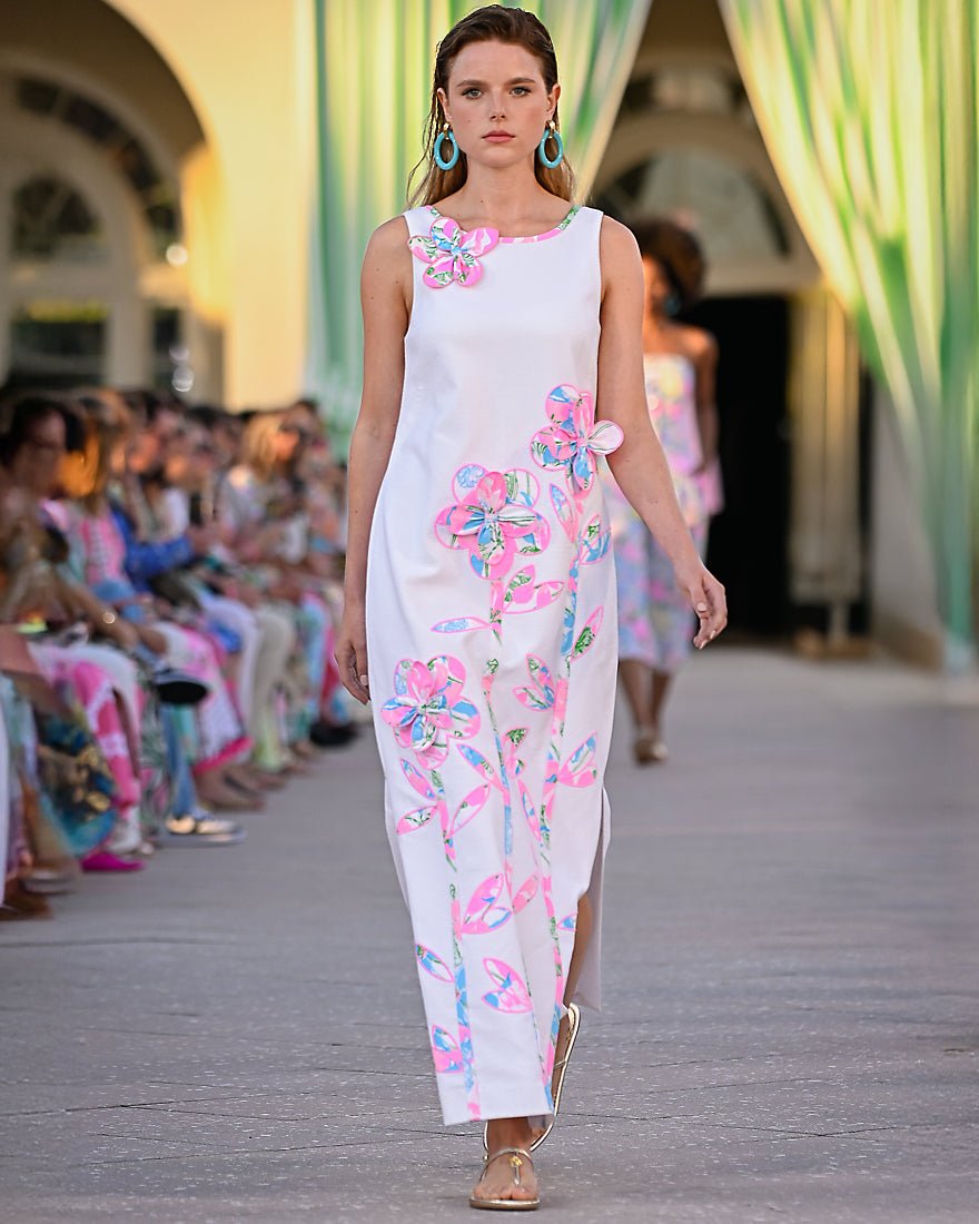 Lilly Pulitzer - Marleigh Stretch Maxi Shift Dress - Resort White