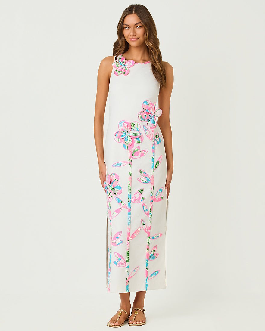 Lilly Pulitzer - Marleigh Stretch Maxi Shift Dress - Resort White