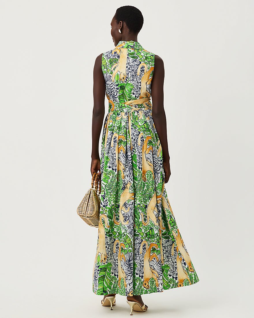 Lilly Pulitzer - Marria Stretch Maxi Dress - Multi Palm Prowl