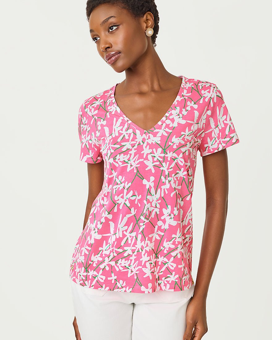 Lilly Pulitzer - Maryetta Top - Confetti Pink Liza