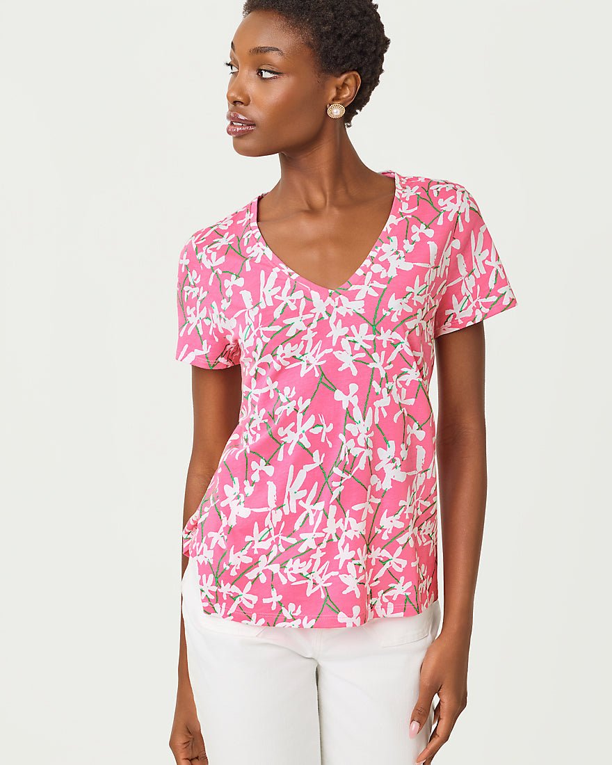 Lilly Pulitzer - Maryetta Top - Confetti Pink Liza