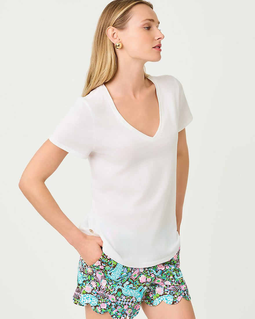 Lilly Pulitzer - Maryetta Top - Resort White
