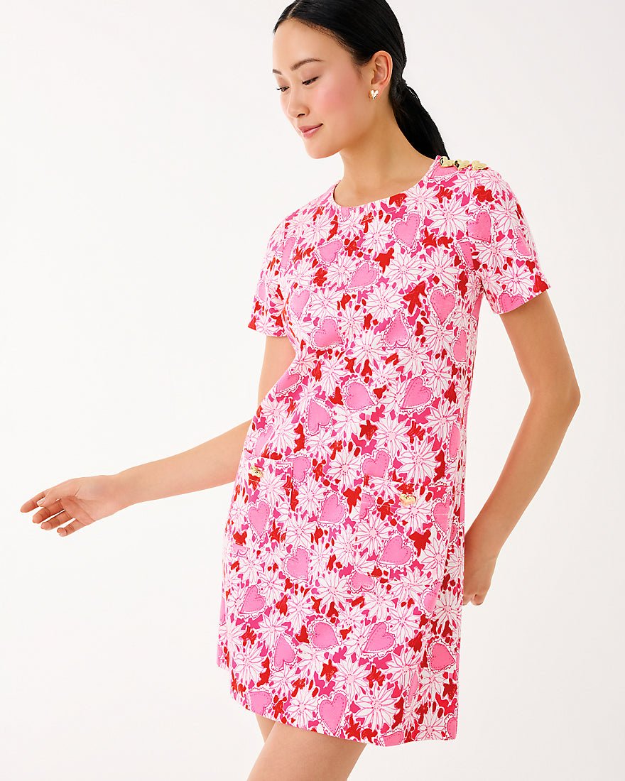 Lilly Pulitzer - Mattison Dress - Coconut Dear Heart