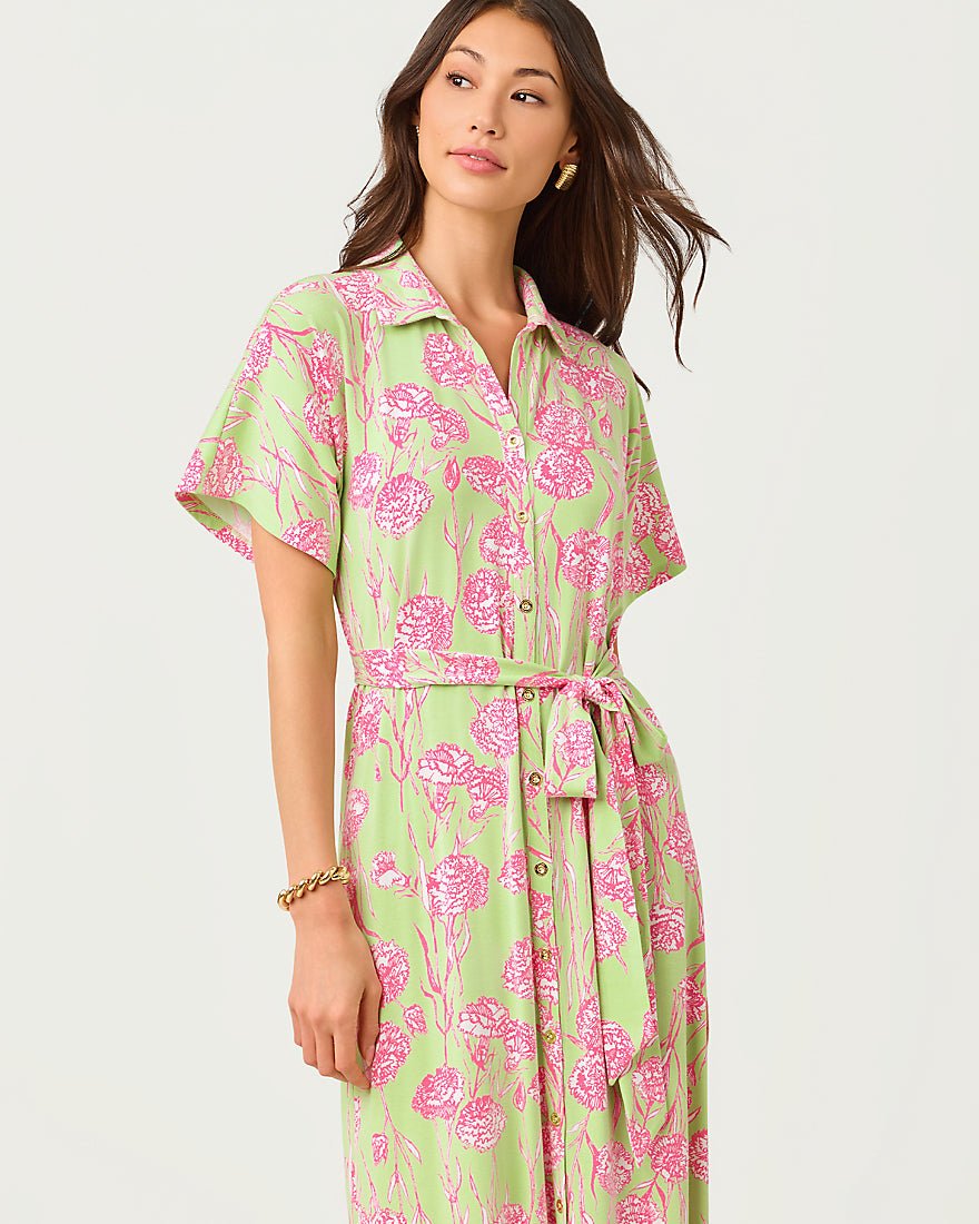 Lilly Pulitzer - Mckennon Upf 50 Plus Maxi Dress - Pistachio Macaron Alina
