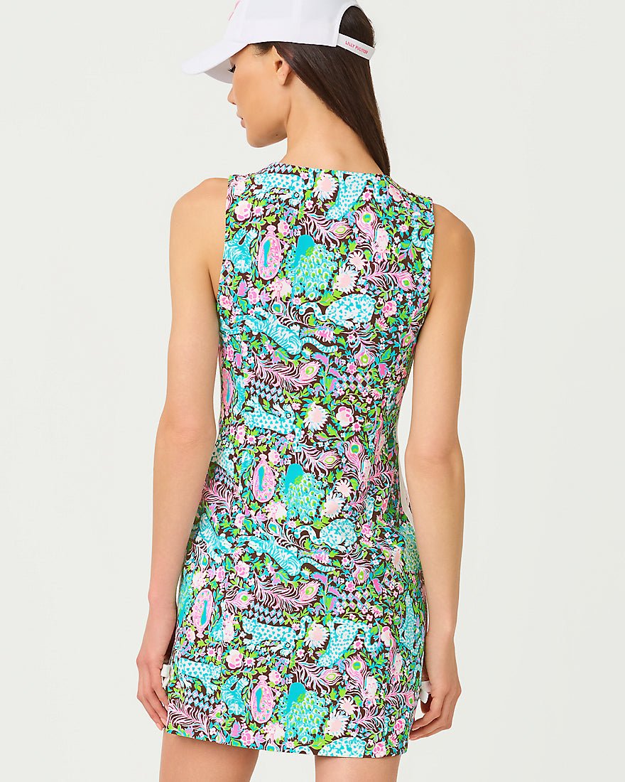 Lilly Pulitzer - Mela Active Dress Upf 50 Plus - Multi Crossgrain Royal Zoo