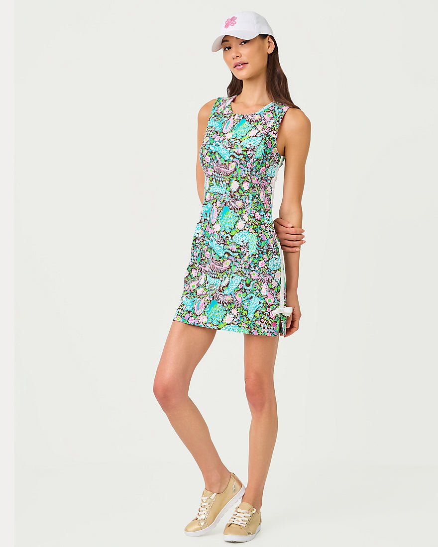 Lilly Pulitzer - Mela Active Dress Upf 50 Plus - Multi Crossgrain Royal Zoo