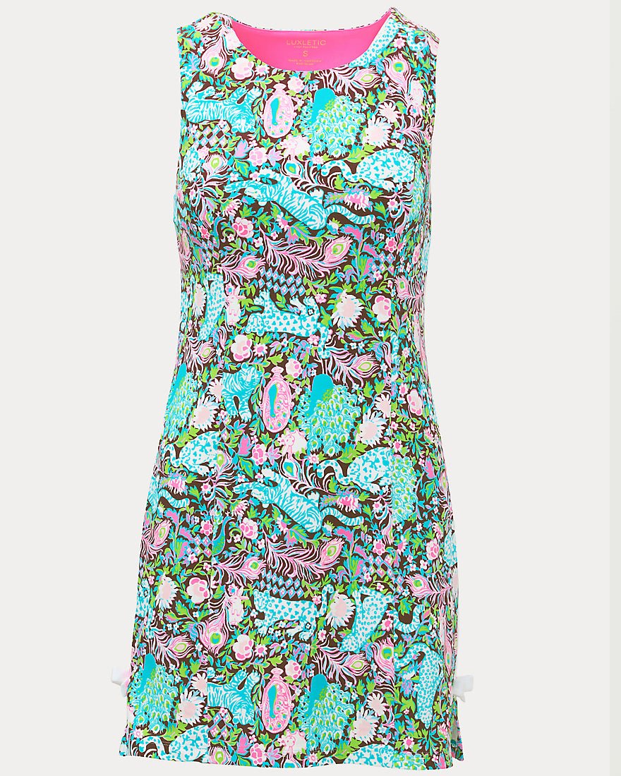 Lilly Pulitzer - Mela Active Dress Upf 50 Plus - Multi Crossgrain Royal Zoo
