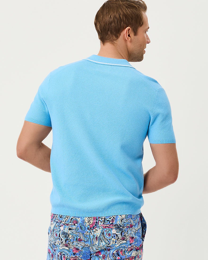 Lilly Pulitzer - Mens Stuff Devonn Sweater - Baltic Sea